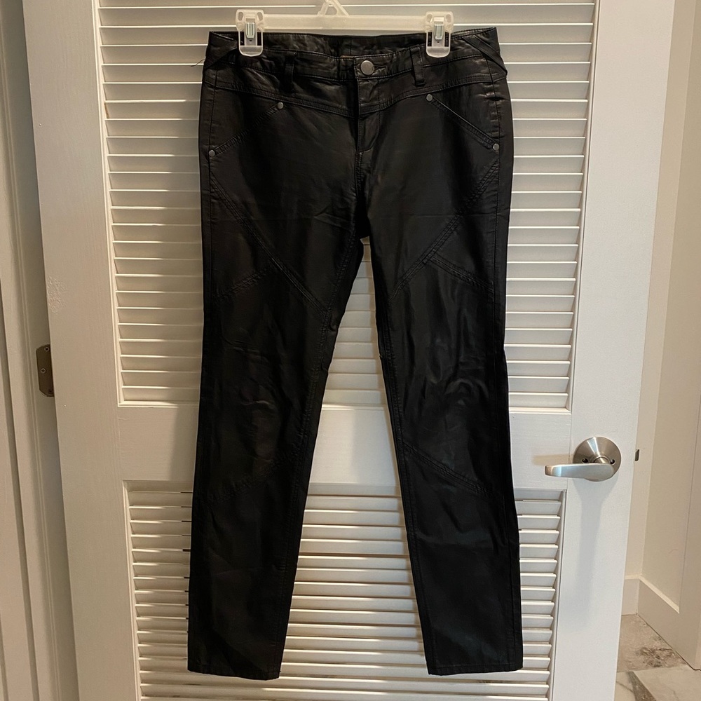 Free people faux leather pants